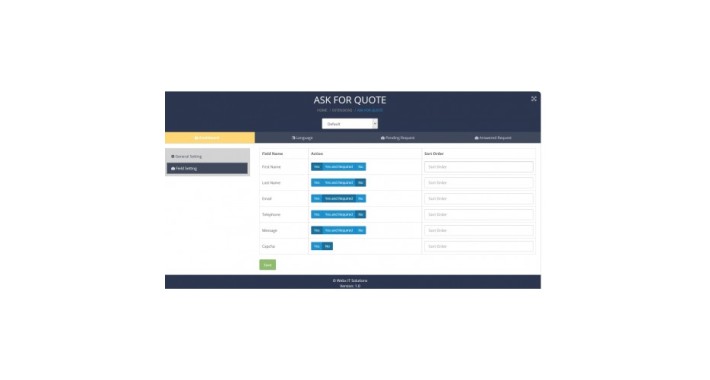 Ask for Quote / Product Inquiry
