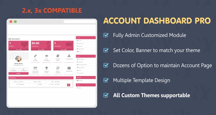 Account Dashboard Pro 2