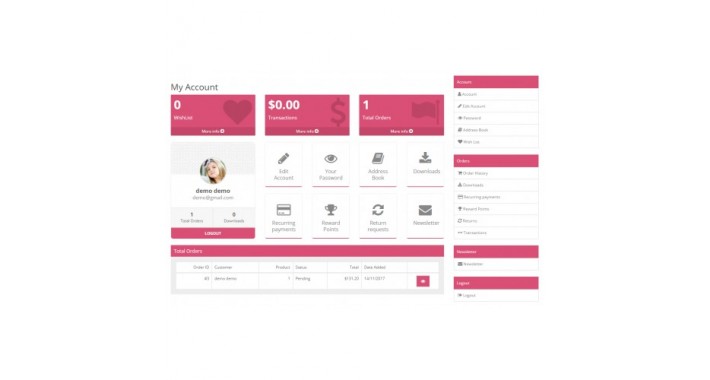 Account Dashboard Pro 2