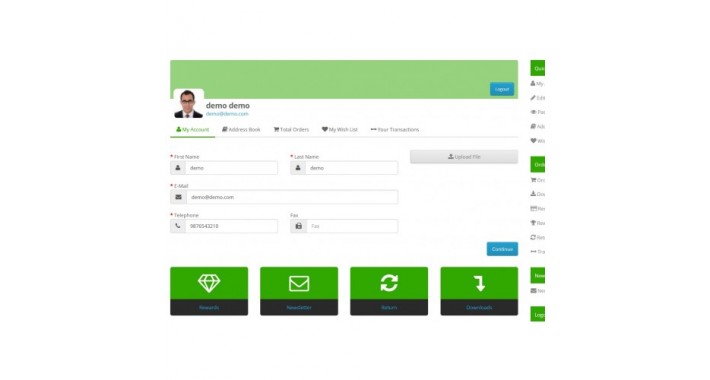 Account Dashboard Pro ( 3x and 2x )