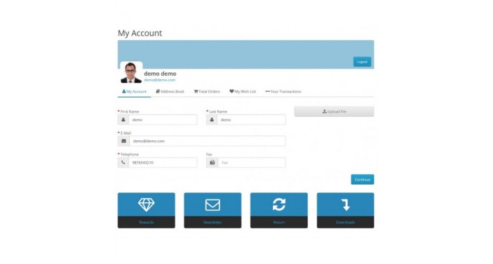 Account Dashboard Pro ( 3x and 2x )