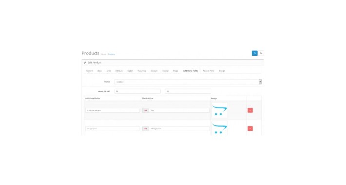 Additional Product Fields