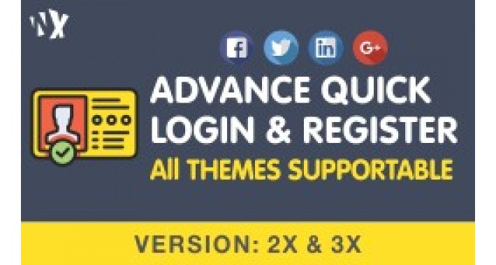 Advance Quick login & Sign up