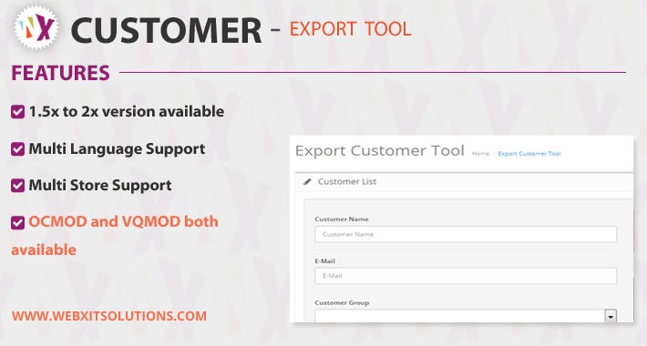 Customer Export Tool