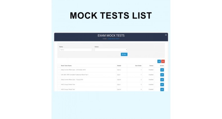 Online Exam Preparation