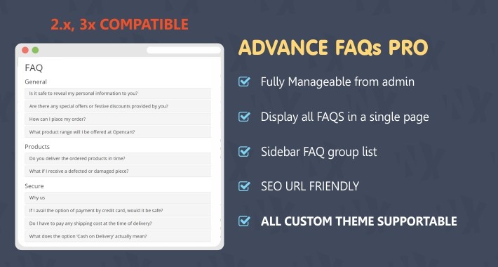 FAQ PRO ( 2x and 3x )
