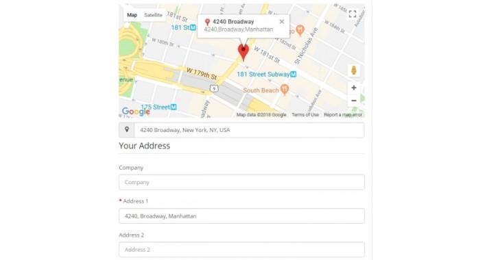 Google Address Lookup