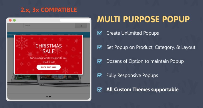 Multi-Purpose Popup