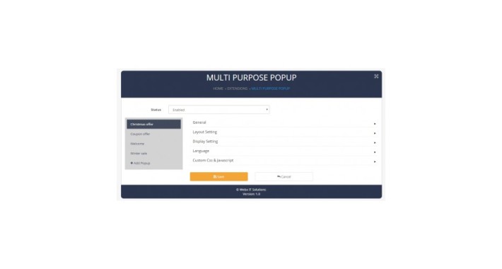 Multi-Purpose Popup