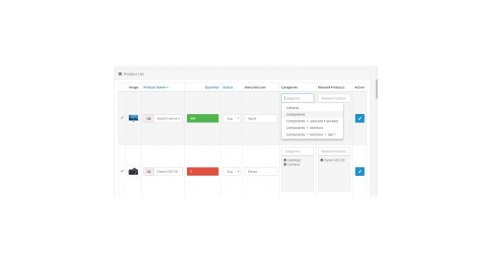 Multiple Quick Product Edit