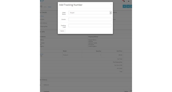 Order Tracking - Track Your Shipped Order