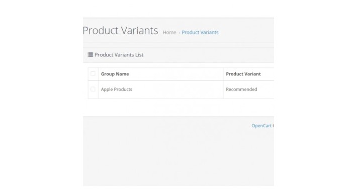 Product Variants