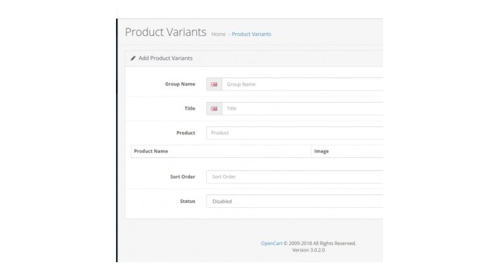 Product Variants