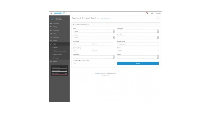 Product Import Export Tool Multi-language
