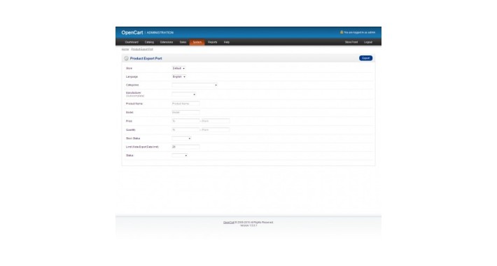Product Import Export Tool Multi-language