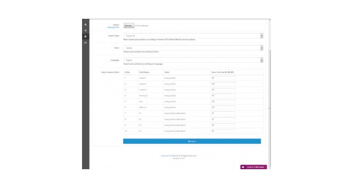 Product Import Export Tool Multi-language