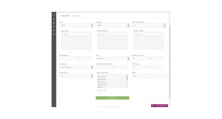 Product Import Export Tool Multi-language