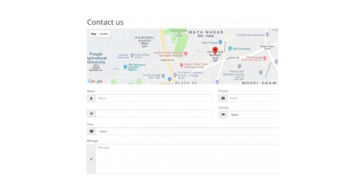 Quick Contact form