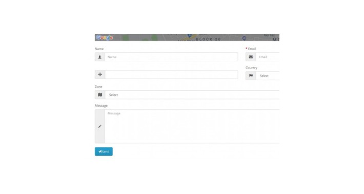 Quick Contact form