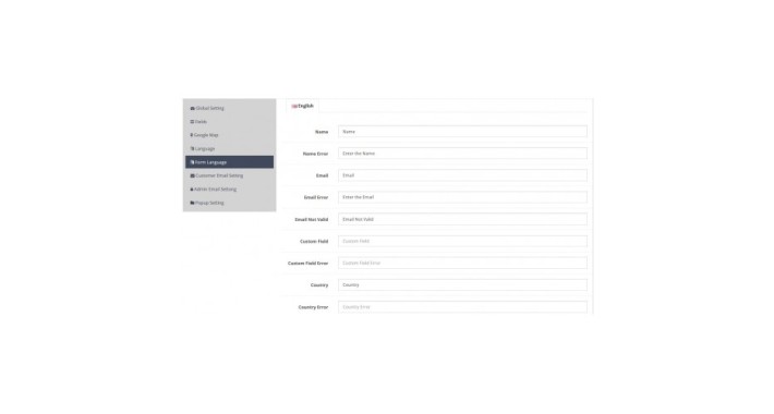 Quick Contact form