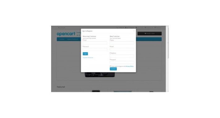 Quick Login Signup
