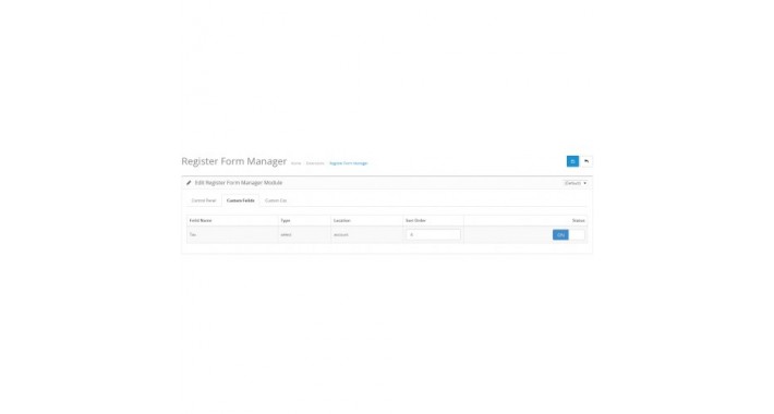Register Form Manager