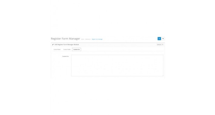 Register Form Manager