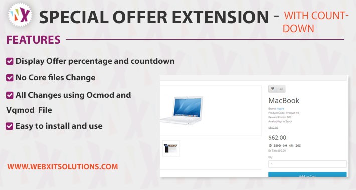 Specials offer extension with Countdown