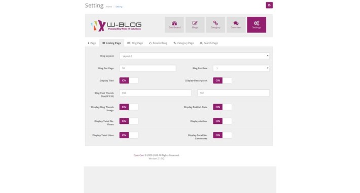WBlog - Clean and Responsive Design