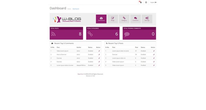 WBlog - Clean and Responsive Design
