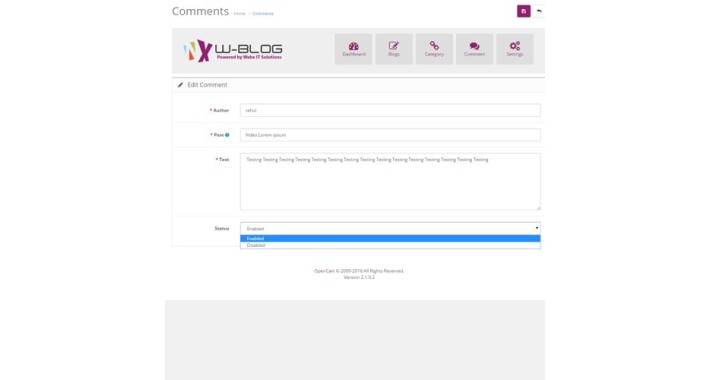 WBlog - Clean and Responsive Design