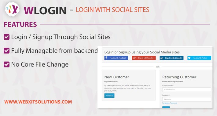 WLogin ( Login with Social sites ) - 1.5x, 2x an..