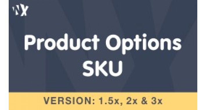 Product Options SKU