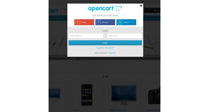 Advance Quick login & Sign up