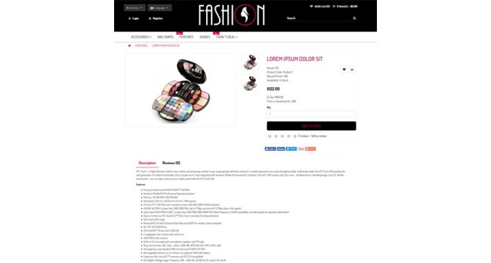 Fashion Store Theme