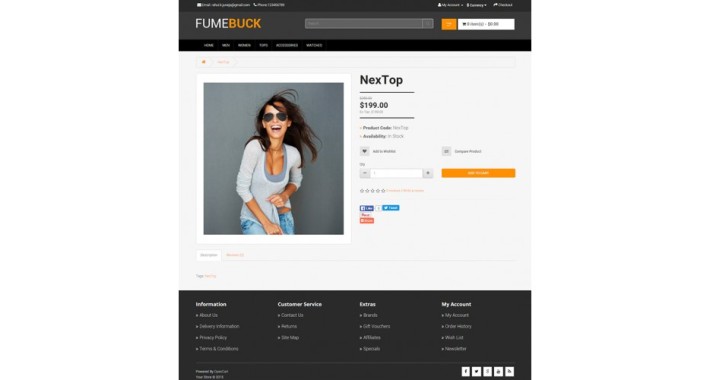Fumebuck Fashion Theme