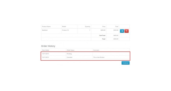 Order Cancel by Customer