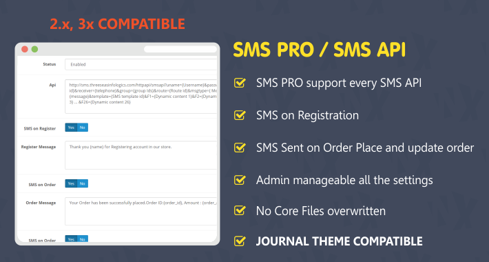 SMS PRO / SMS API