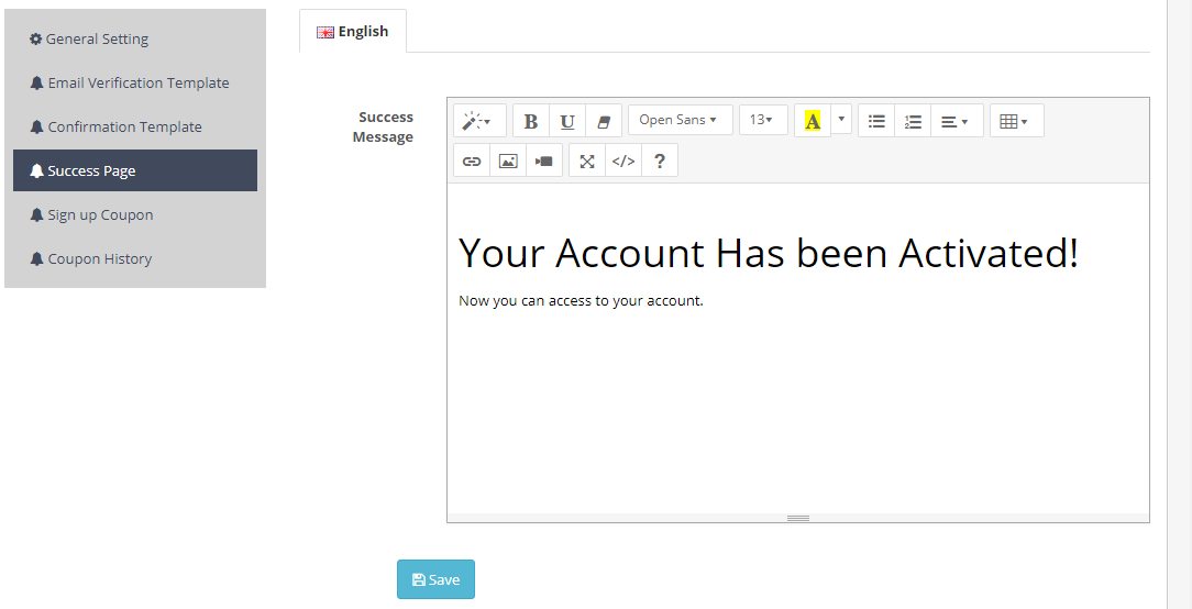 emailverification success