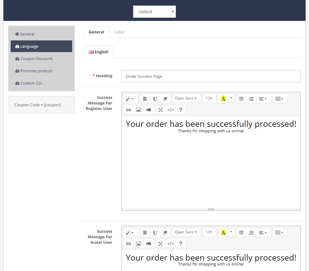 order_success language